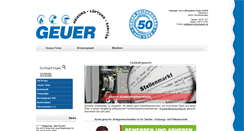 Desktop Screenshot of geuer-heizungsbau.de